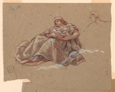 Studia dla „Charity”, Kościół św. Bartłomieja w Nowym Jorku, NY autorstwa Francis Augustus Lathrop