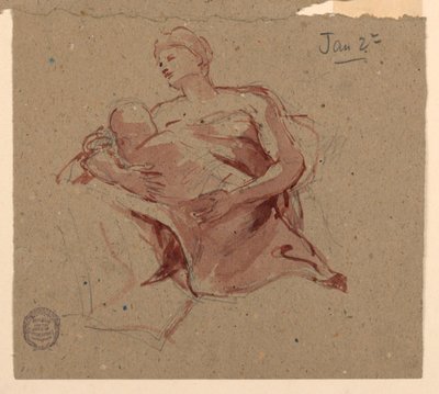 Studia dla „Charity”, Kościół św. Bartłomieja w Nowym Jorku, NY autorstwa Francis Augustus Lathrop