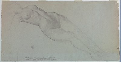 Studium dla „Diany i jej opiekunów wśród konstelacji” autorstwa Francis Augustus Lathrop
