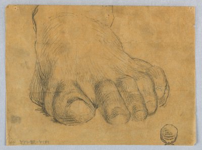 Badanie lewej stopy autorstwa Francis Augustus Lathrop