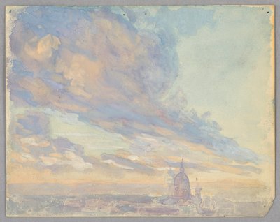 Studium chmur, Rzym, Włochy autorstwa Francis Augustus Lathrop