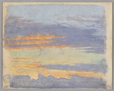 Studium chmur, Rzym, Włochy autorstwa Francis Augustus Lathrop