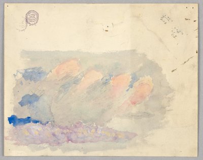 Studium chmur, Rzym, Włochy autorstwa Francis Augustus Lathrop
