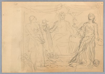 Figury symboliczne autorstwa Francis Augustus Lathrop