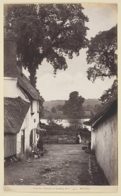 31 Exeter, Domki u hrabiny Weir autorstwa Francis Bedford