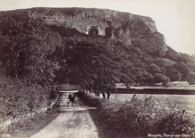 Abergele, jaskinia Tan-yr-ogo, lata 70. XIX wieku. autorstwa Francis Bedford