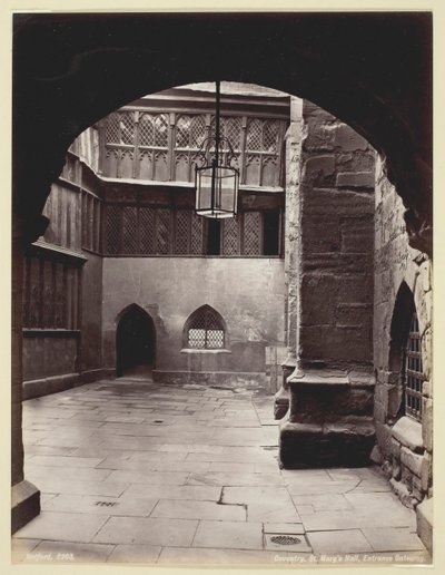 Coventry, Sala Mariacka, Brama Wejściowa, 186094. autorstwa Francis Bedford