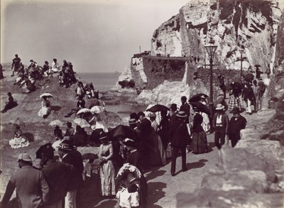 Ilfracombe, Parada Capstone, lata 70. XIX wieku. autorstwa Francis Bedford