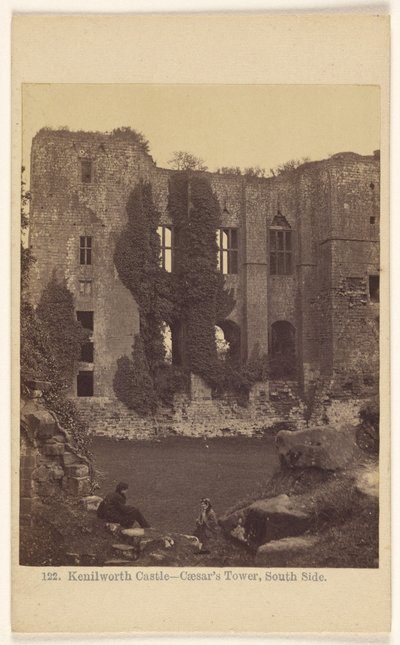 Zamek Kenilworth - Wieża Cezara, strona południowa. autorstwa Francis Bedford