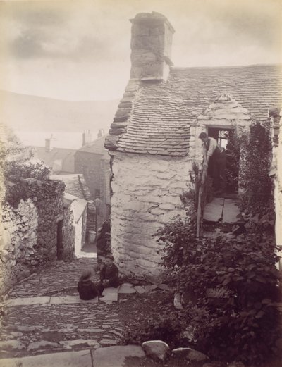 Stary Barmouth, lata 70. XIX wieku. autorstwa Francis Bedford