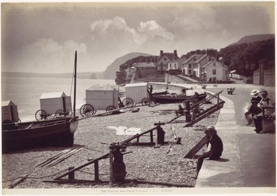 Sidmouth, zachodni kraniec esplanady autorstwa Francis Bedford