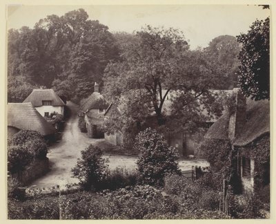 Bez tytułu [domki kryte strzechą], 186094. autorstwa Francis Bedford