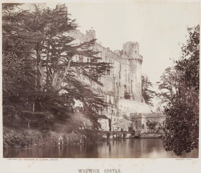 Zamek Warwick, ok. 1857 (druk albumowy) autorstwa Francis Bedford