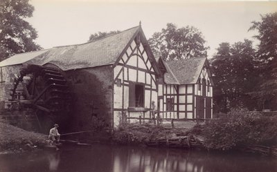 Wrexham, Rossett Mill, lata 70. XIX wieku. autorstwa Francis Bedford