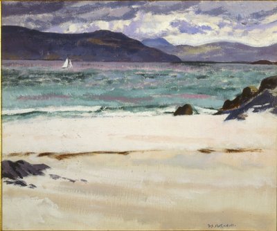 Ben Bhuie z North End, Iona, ok. 1926 (olej na panelu) autorstwa Francis Campbell Boileau Cadell