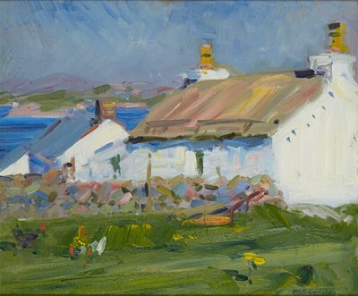 Crofts, Iona (olej na pokładzie) autorstwa Francis Campbell Boileau Cadell