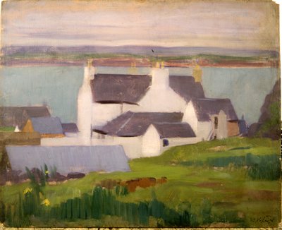 Pracownia Artysty, Iona, z hotelu St. Columba (olej na płótnie) autorstwa Francis Campbell Boileau Cadell