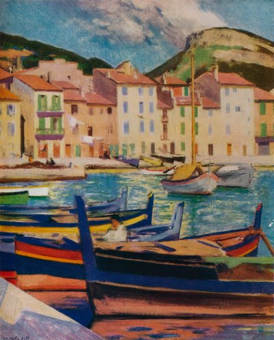 Port, Cassis, ok. 1924 1932 autorstwa Francis Campbell Boileau Cadell