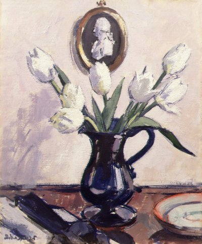Tulipany, ok. 1920 (olej na desce) autorstwa Francis Campbell Boileau Cadell
