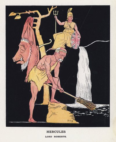 Hercules, Lord Roberts (kolor lito) autorstwa Francis Carruthers Gould