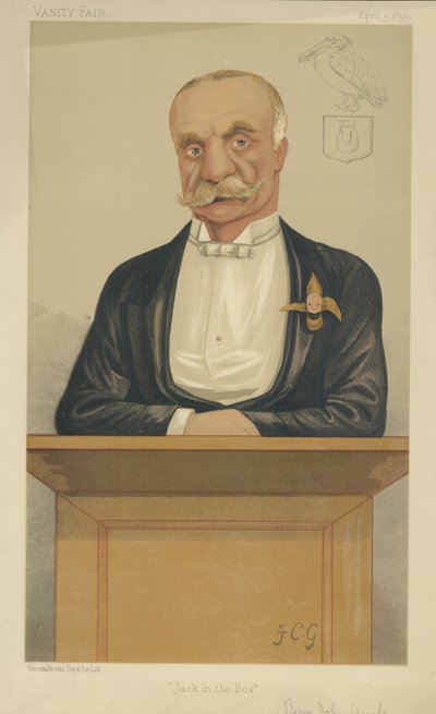 Pan Bernard John Angle autorstwa Francis Carruthers Gould