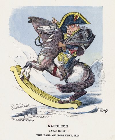 Napoleon, Po Dawidzie, hrabia Rosebery (kolor lito) autorstwa Francis Carruthers Gould