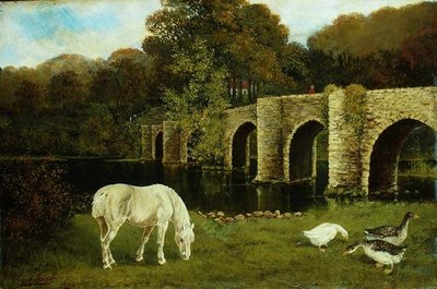 Most na rzece Stour autorstwa Francis Cecil Boult