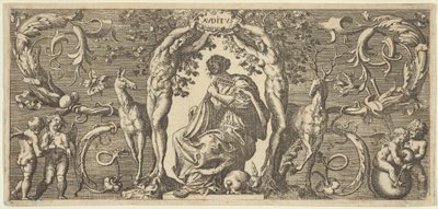 Słuch Słuch, z Five Senses Five Senses, ca. 1655 autorstwa Francis Cleyn