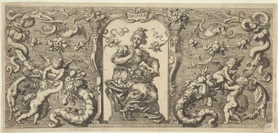 Smak Smaku, z Five Senses Five Senses, ca. 1655 autorstwa Francis Cleyn