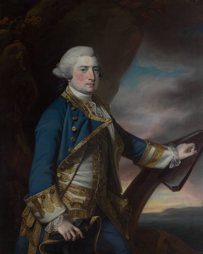 Admirał Harry Paulet 171920-1794, szósty książę Bolton. autorstwa Francis Cotes