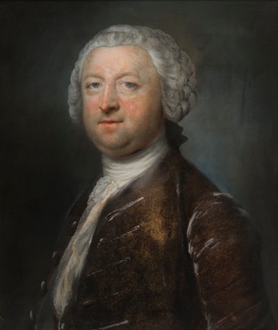 Portret Sir Orlando Bridgemana 4 Bt, ok. 1750-65 (pastel na papierze) autorstwa Francis Cotes