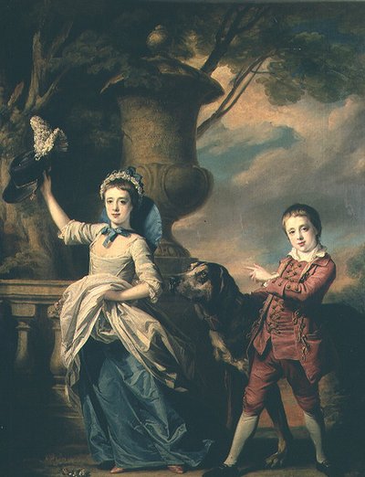 Dzieci Sir Edwarda i Damy Ann Astley, 1767 autorstwa Francis Cotes