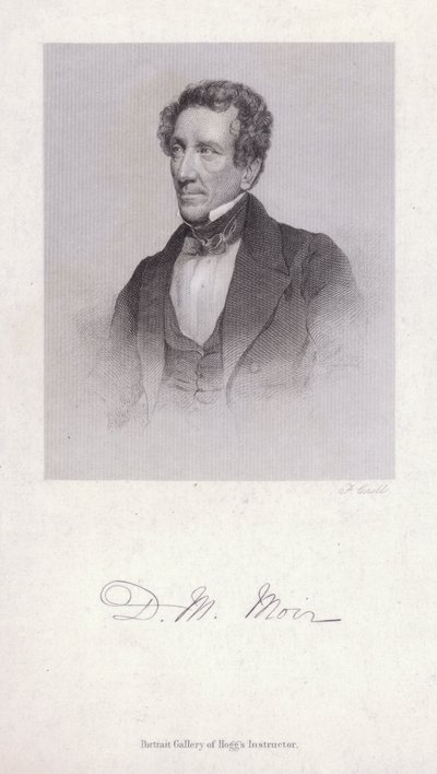 David Macbeth Moir, szkocki lekarz i pisarz (grafika) autorstwa Francis Croll