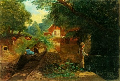 „Młody rybak w Stapleton Glen”, początek XIX wieku, 1946. autorstwa Francis Danby
