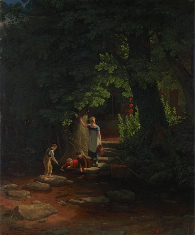 Crianças por um Brookpolish autorstwa Francis Danby