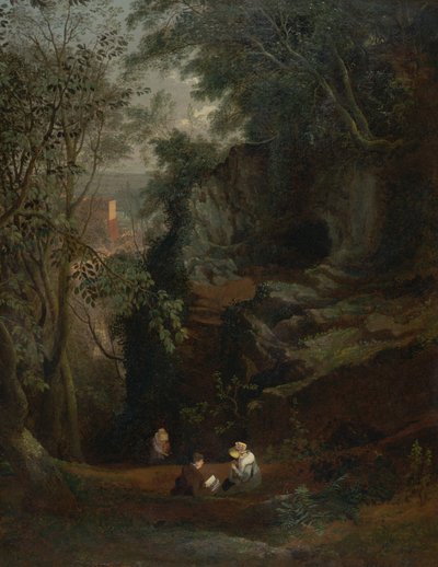 Krajobraz w pobliżu Clifton autorstwa Francis Danby