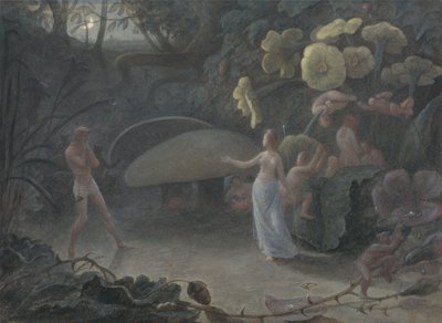 Oberon i Tytania autorstwa Francis Danby