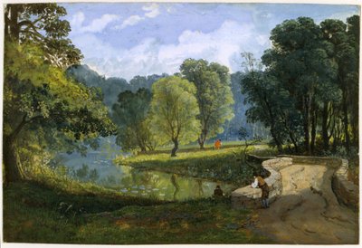 The Frome w Stapleton, ok. 1823 (akwarela i farba do ciała na papierze) autorstwa Francis Danby