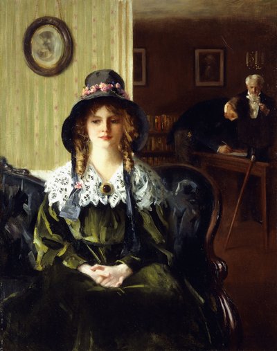 Umowa małżeńska (olej na płótnie) autorstwa Francis Day