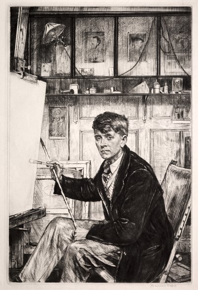 Charles Cundall autorstwa Francis Dodd