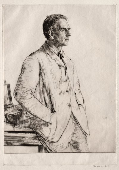 Wielebny C. H. Grinling autorstwa Francis Dodd