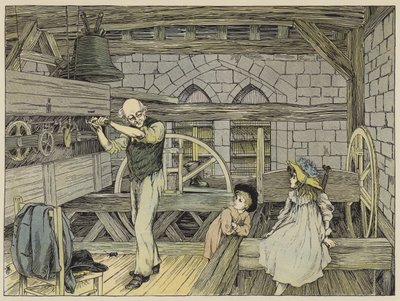 Clock-Winder (druk kolorowy) autorstwa Francis Donkin Bedford