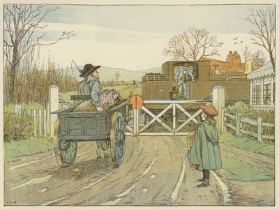 Kierowca silnika (druk kolorowy) autorstwa Francis Donkin Bedford