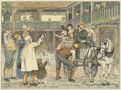 Ostler (druk kolorowy) autorstwa Francis Donkin Bedford