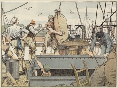 Stevedore (druk kolorowy) autorstwa Francis Donkin Bedford