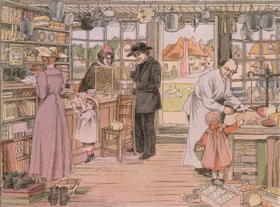 Sklep ogólny, z "Księgi sklepów autorstwa Francis Donkin Bedford