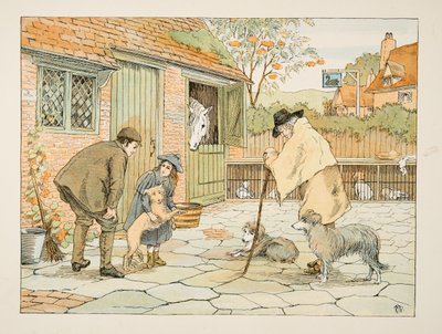 The Vet, od Four and Twenty Toilers, pub. 1900 (kolorowa litografia) autorstwa Francis Donkin Bedford