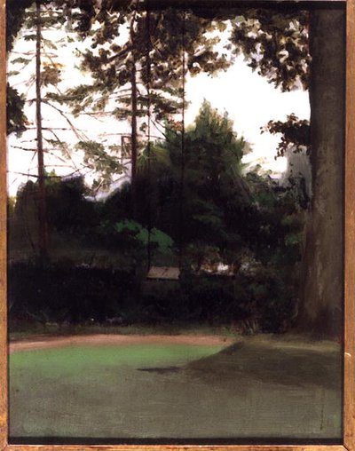 Zakątek ogrodu, ok. 1890 (olej na płótnie) autorstwa Francis Foster