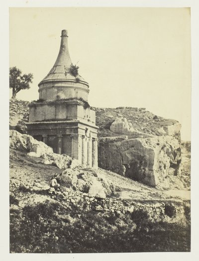 Grób Absaloma, Jerozolima autorstwa Francis Frith
