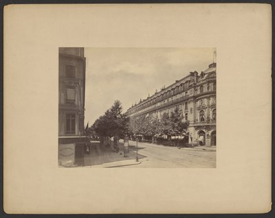 Boulevard des Capucines, róg Rue Louis le Grand, Paryż autorstwa Francis Frith